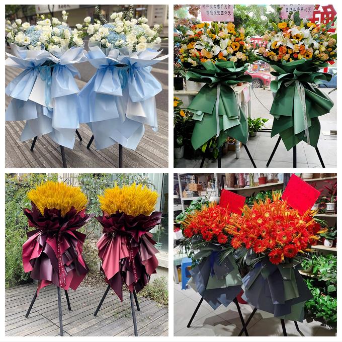 新店开张开业花篮吉林辽源龙山西安区东丰东辽县同城速递鲜花庆典