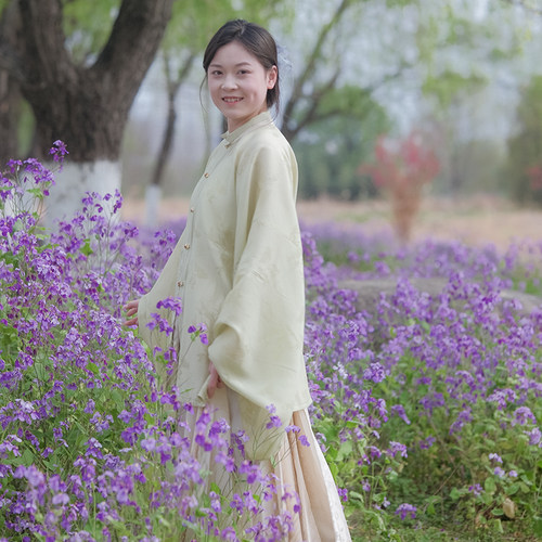 卿如故原创汉服明制立领对襟