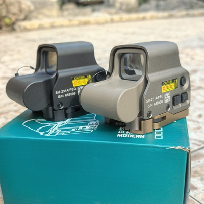 558+g33全息高倍抗震3倍镜望远镜摆件模型挂墙弹弓玩具配件