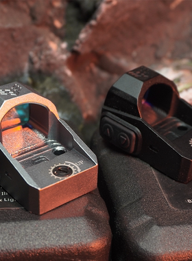 沼泽狐P2高清弹弓全息镜RMR红点模型器金属望远镜玩具挂墙装饰件