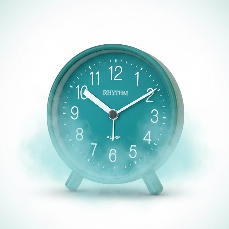 RHYTHM丽声静音扫描儿童闹钟
