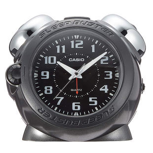 卡西欧CASIO日本进口石英学生儿童大铃声静音贪睡炫酷闹钟大音量