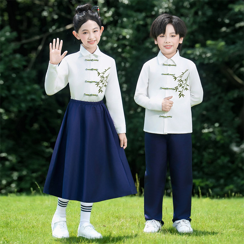 儿童合唱演出服幼儿园毕业班服