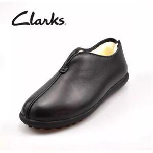 clarks其乐男鞋冬棉鞋真皮软底休闲加绒保暖雪地靴加厚羊毛爸爸鞋