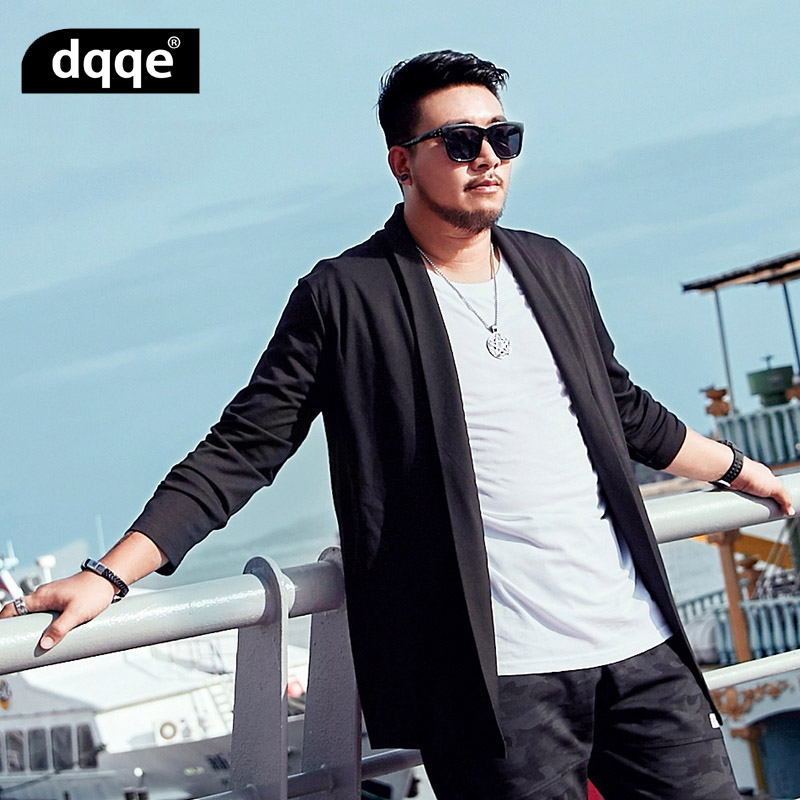 潮牌大码男装春季胖子肥佬风衣加肥加大号宽松中长款春夏披风外套