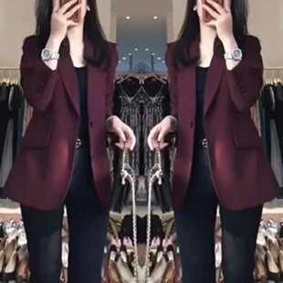 西服女外套秋冬西装休闲洋气上衣2025春款女装大码高级感今年流行