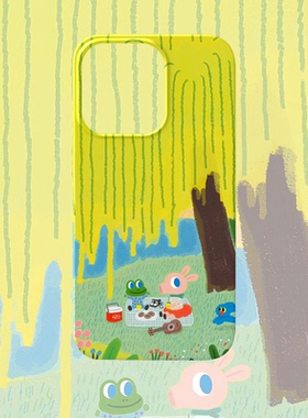 野餐兔子手机壳适用iPhone15proma苹果14菲林13可爱12小清新16e华为mate60荣耀pura70小米vivox100一加reno17