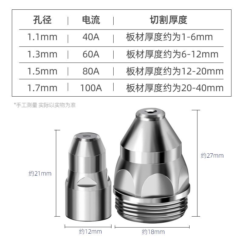 等离子p80割嘴切割嘴数控切割机配件大全电极喷嘴LGK-1Y00割枪割