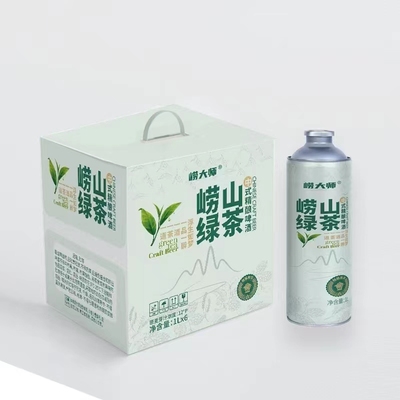 崂大师西湖啤酒龙井啤酒精酿啤酒茶啤酒信阳毛尖崂山绿茶
