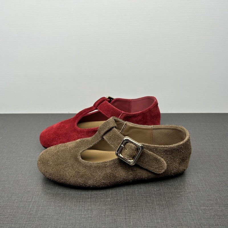 专柜撤柜处理真皮女鞋2026新款平底百搭软底软面魔术贴玛丽珍单鞋,女鞋,浅口单鞋,淘宝优惠券,粉丝福利购,淘宝优惠卷