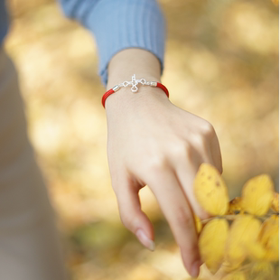 理科元素tRNA925银红绳、手链简约创意学生礼物(中二化学于老师