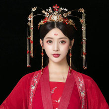 汉服中式流苏新娘秀禾秀禾服女发簪1