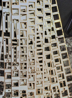 议价 【限时限量低价血亏处理】wooting61沉金定位板fr4