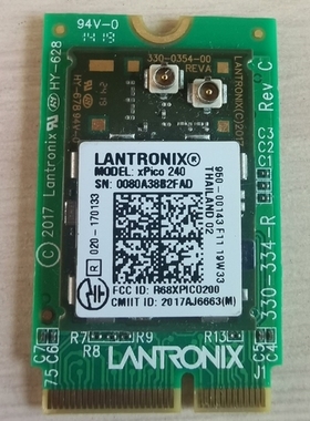 议价 LANTRONIX xPico240无线网卡模块，带板，