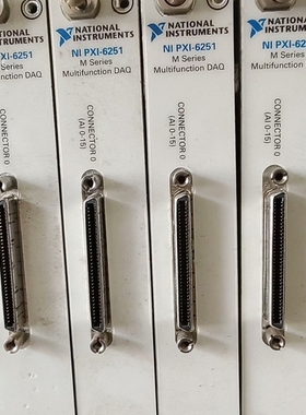 议价 NI PXI-6251 M系列多功能DAQ卡，成色漂亮，功能