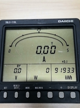 议价 二手DAIICHI多功能电量表SQLC-110L-E3F10
