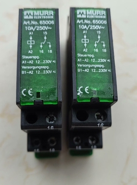 议价 MURR时间继电器Art.No.65006拆机件测试正常实物