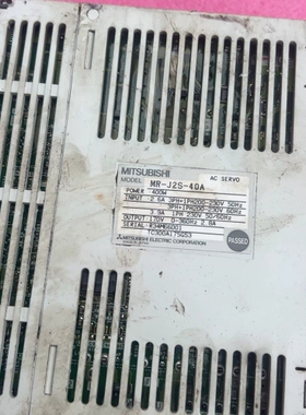 议价 拆机现货、不会擦灰、三菱伺服驱动器MR-J2S-40A，40