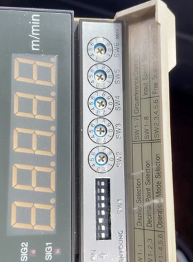 议价 HANYOUNG汉洋SM3数显转速表，成色如图，适用于工业设