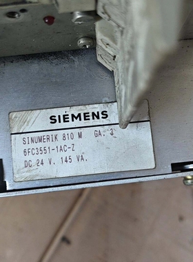 议价 6FC3551-1AC-Z西门子810M系统 6FX1121