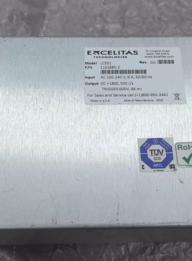 议价 EXCELITAS LC501高压电源，型号1101685-