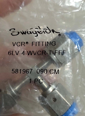议价 6LV-4-WVCR-T-FFF 世伟洛克Swagelok管