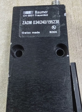 议价 Baumer堡盟光电纠偏传感器ZADM 0341240 拆