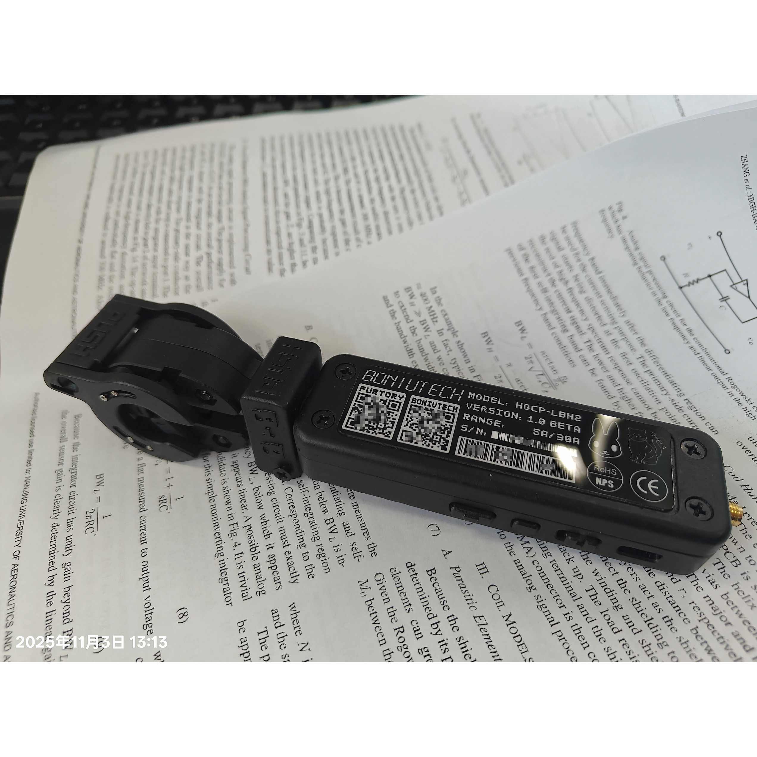 电流探头 交直流高频电流探头H2新款 50MHz带宽 5A/30A双磁头