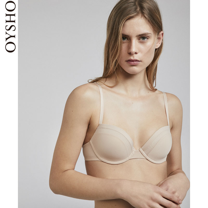 Oysho ±¡¿îVÐͿɵ÷¼ç´øº¬Ðص澵äÎÄÐØÓиÖȦ 30111256736
