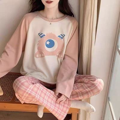 『双面德绒』睡衣女款秋冬季加厚长袖2025新款薄绒磨毛可爱家居服