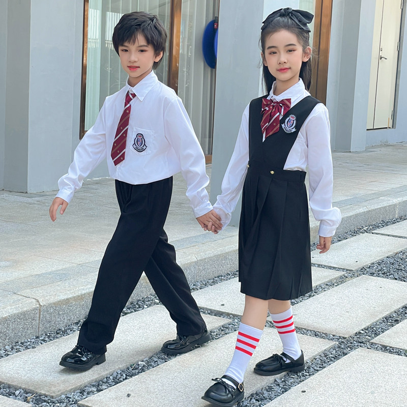 儿童演出服国庆大合唱毕业班服春季套装红歌表演服小学生服装