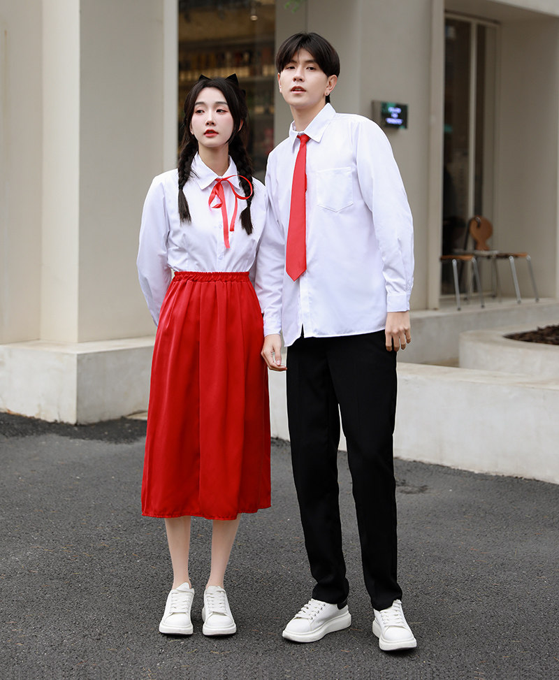 韩版校服套装英伦学院风初高中学秋季运动会班服毕业合唱朗诵服