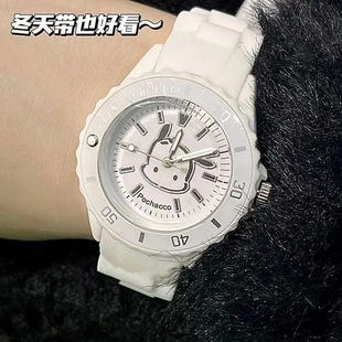 帕恰狗手表可爱卡通初中小学生儿童女生高颜值简约大童指针式石英