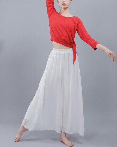 新款舞蹈练功裤阔腿裤瑜伽裤