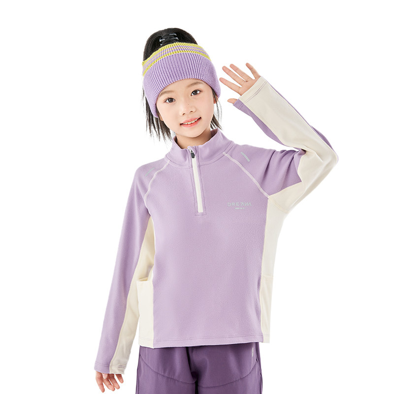 girls' thermal mock neck top - Taobao product photo 5