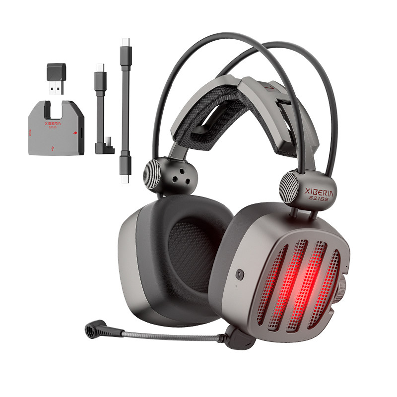 新品 西伯利亚s21gs无线2.4g耳机头戴式游戏电竞蓝牙电脑耳麦7.