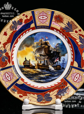 限量2000 Royal Worcester伍斯特2003哥本哈根战役奢华限量大瓷盘
