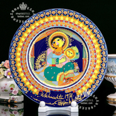 德国制Rosenthal卢臣泰1971年度生日纪念陶瓷墙壁装 饰大挂盘座盘