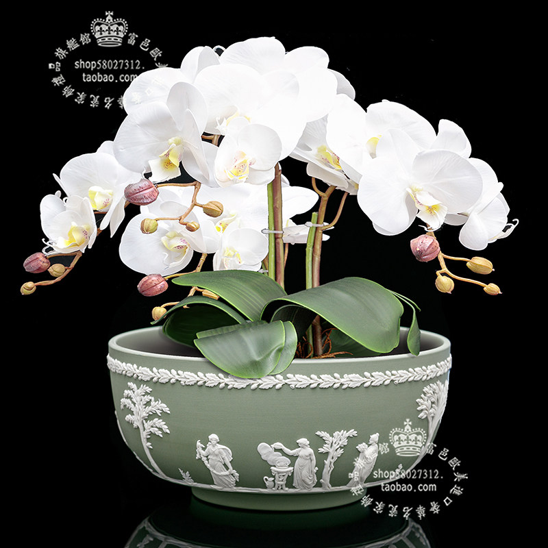 威基伍德Wedgwood玉石浮雕希腊神话1956年陶瓷大碗果篓果盆花盆