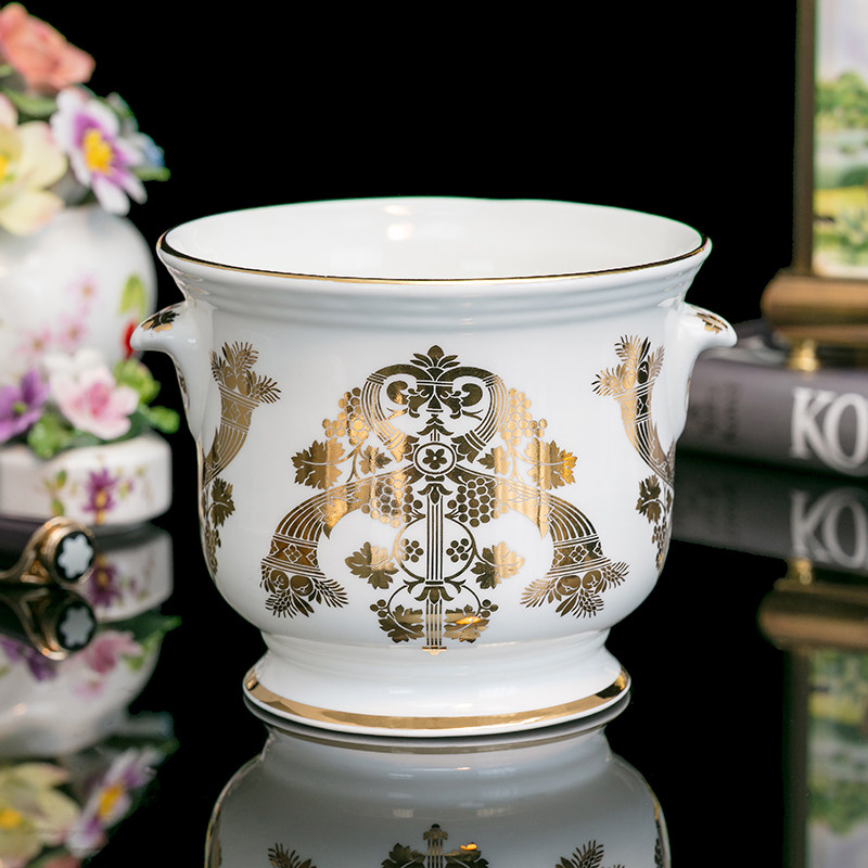 英国制Royal Collection白金汉宫 骨瓷笔筒笔罐办公书房收纳用品