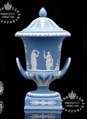 wedgwood希腊神话风酒柜陶瓷摆件