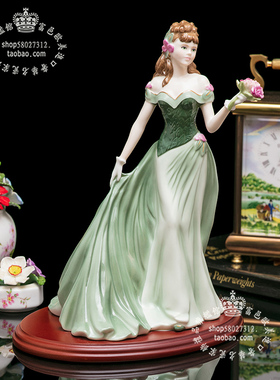 皇家伍斯特手工杰西卡陶瓷人物