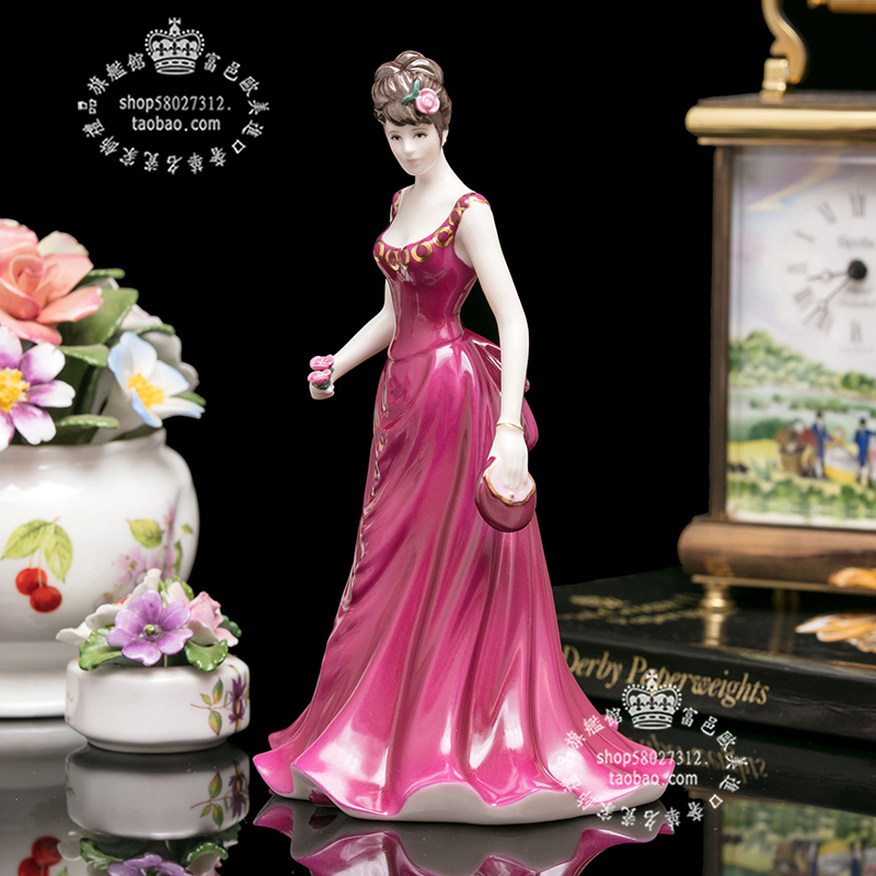 英国Royal Worcester 2005花样年华陶瓷欧式时尚晚宴婚礼人物仕女