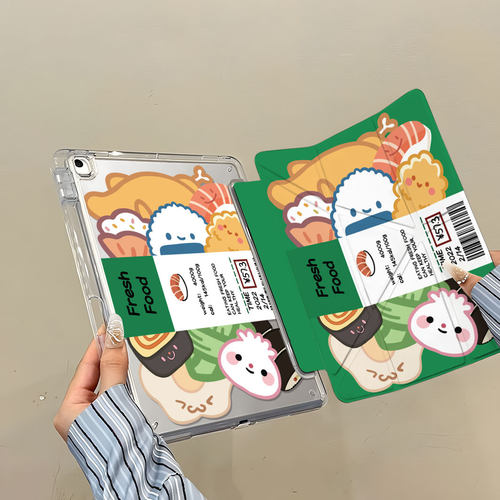 寿司便当Y折ipadpro11寸MINI7保护套air8/7平板10/9/8代A16保护壳