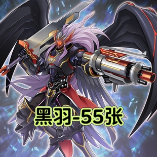 游戏王卡牌黑羽急袭猛禽RR卡组预组全套简中文DIY打印定制卡片套