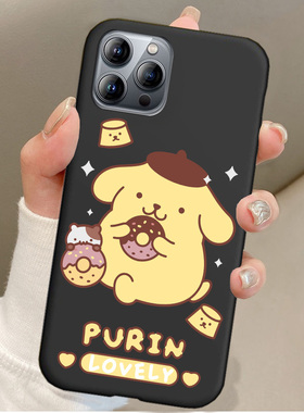 适用于天语 T13PROMAX新版布丁狗手机壳x13promax新版趣味卡通手机套可爱男女情侣玉桂狗全包液态防摔保护套