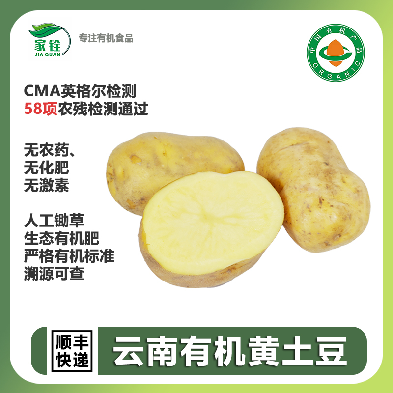 云南有机土豆新鲜现挖