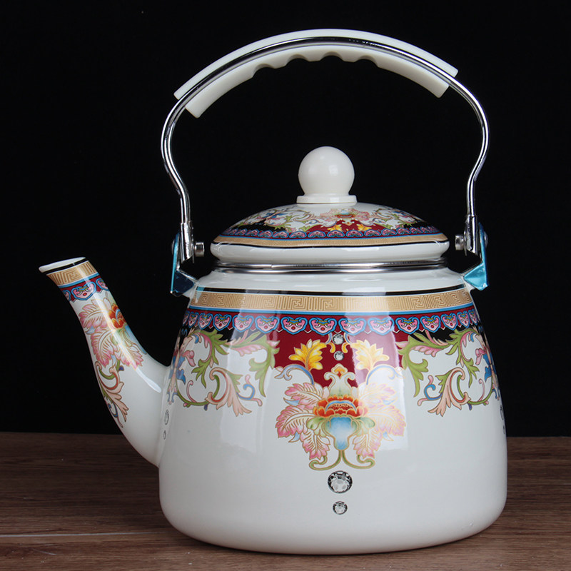 沃莱达搪瓷泡茶壶3.3L大容量