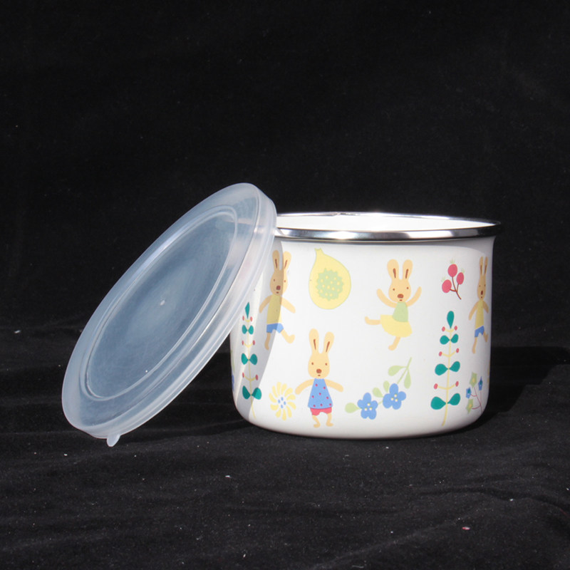 卡通兔子陶瓷碗带盖密封保鲜碗可爱家用储物碗设计感小碗,餐饮具,碗,淘宝优惠券,粉丝福利购,淘宝优惠卷