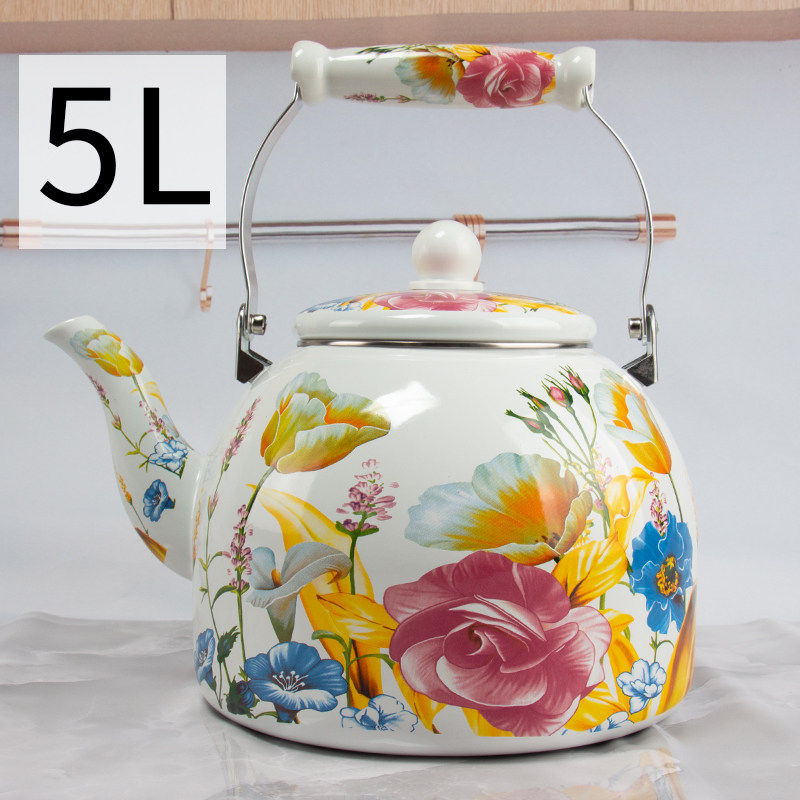 沃莱达搪瓷烧水壶5L容量
